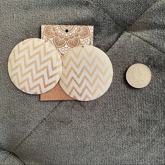 BOHO Chic Large Statement Earrings NWOT - Picture 7 of 7